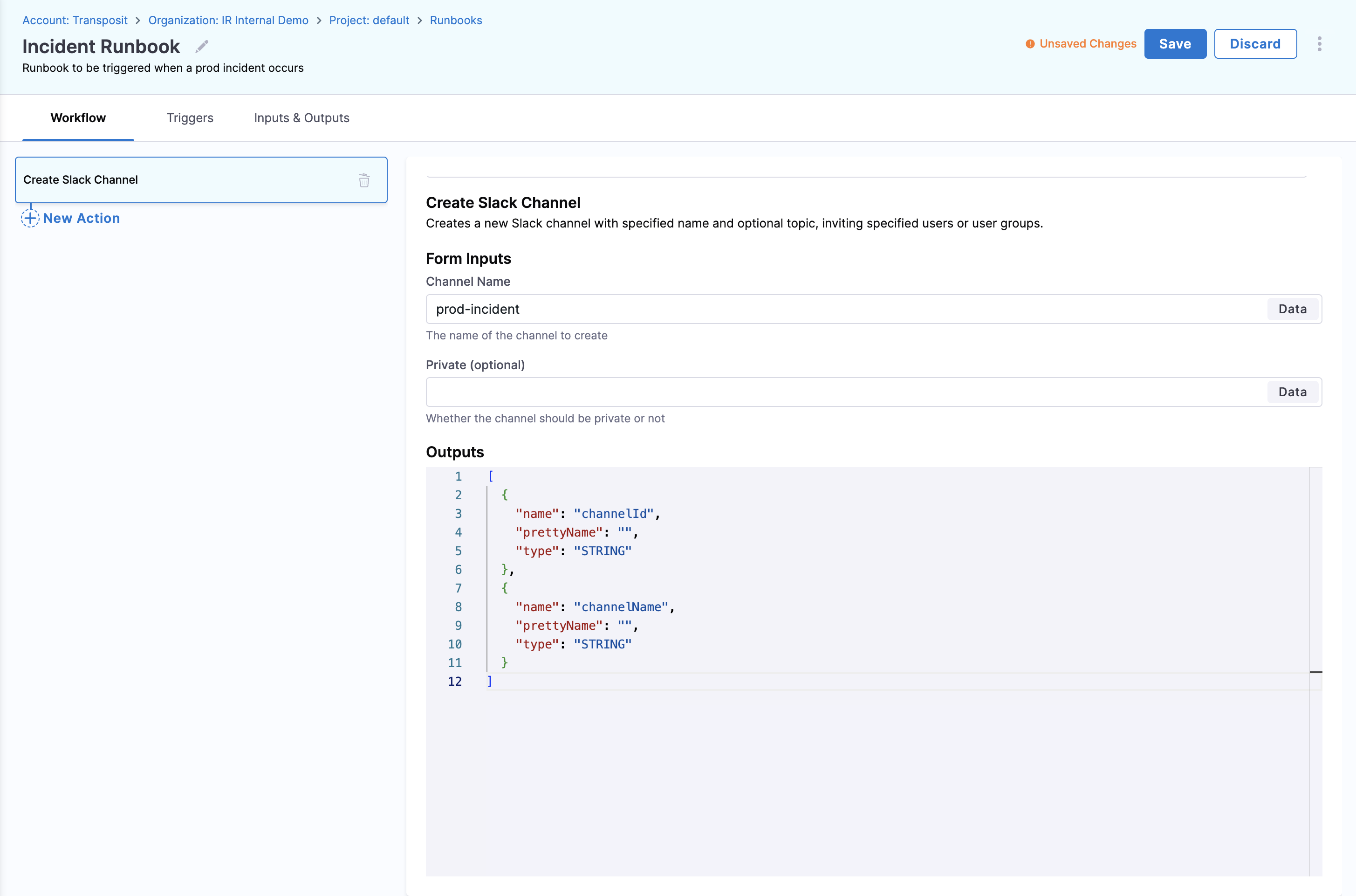 Configuring Action Parameters