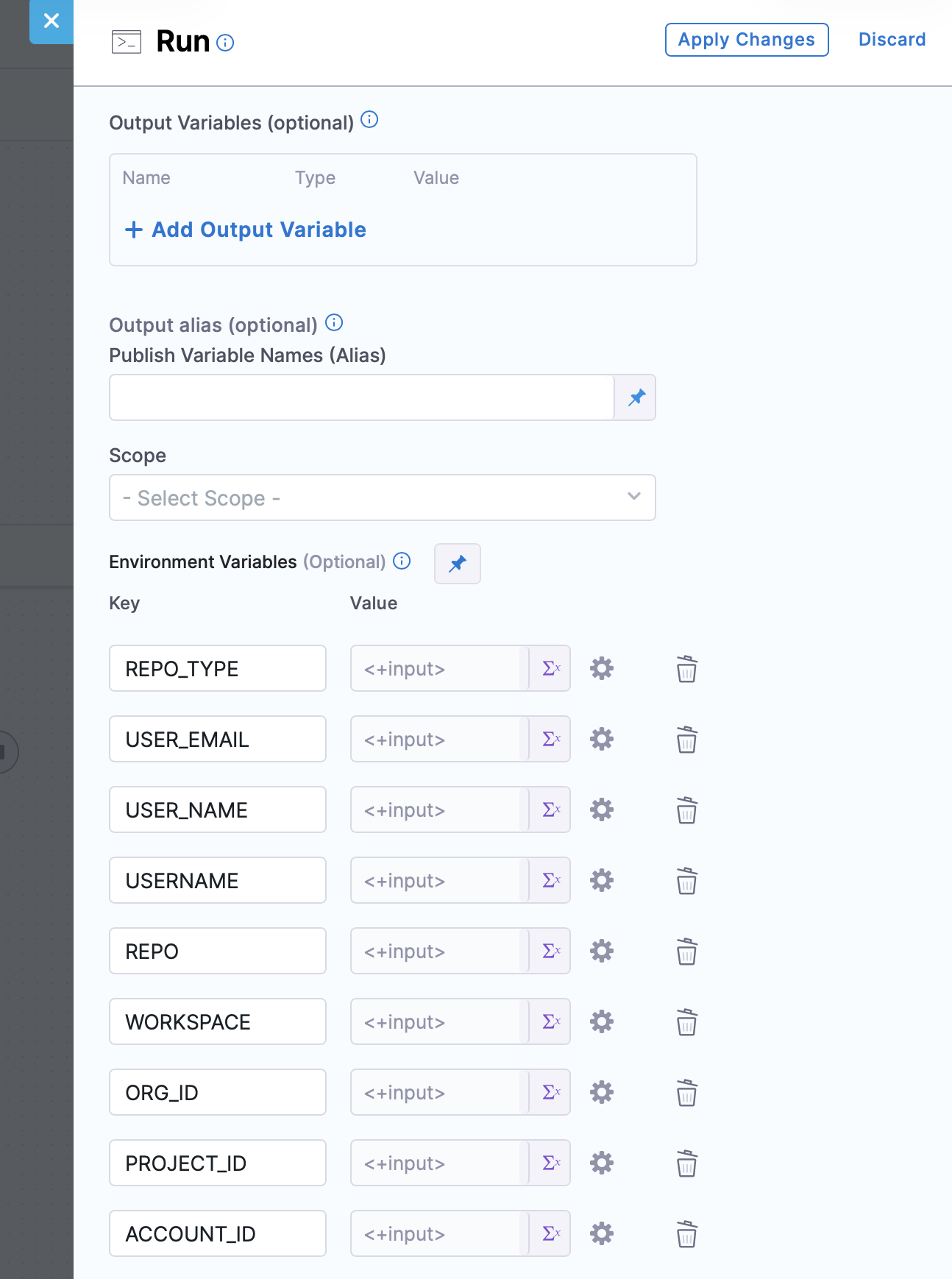 Database DevOps LLM Authoring Environment Variables